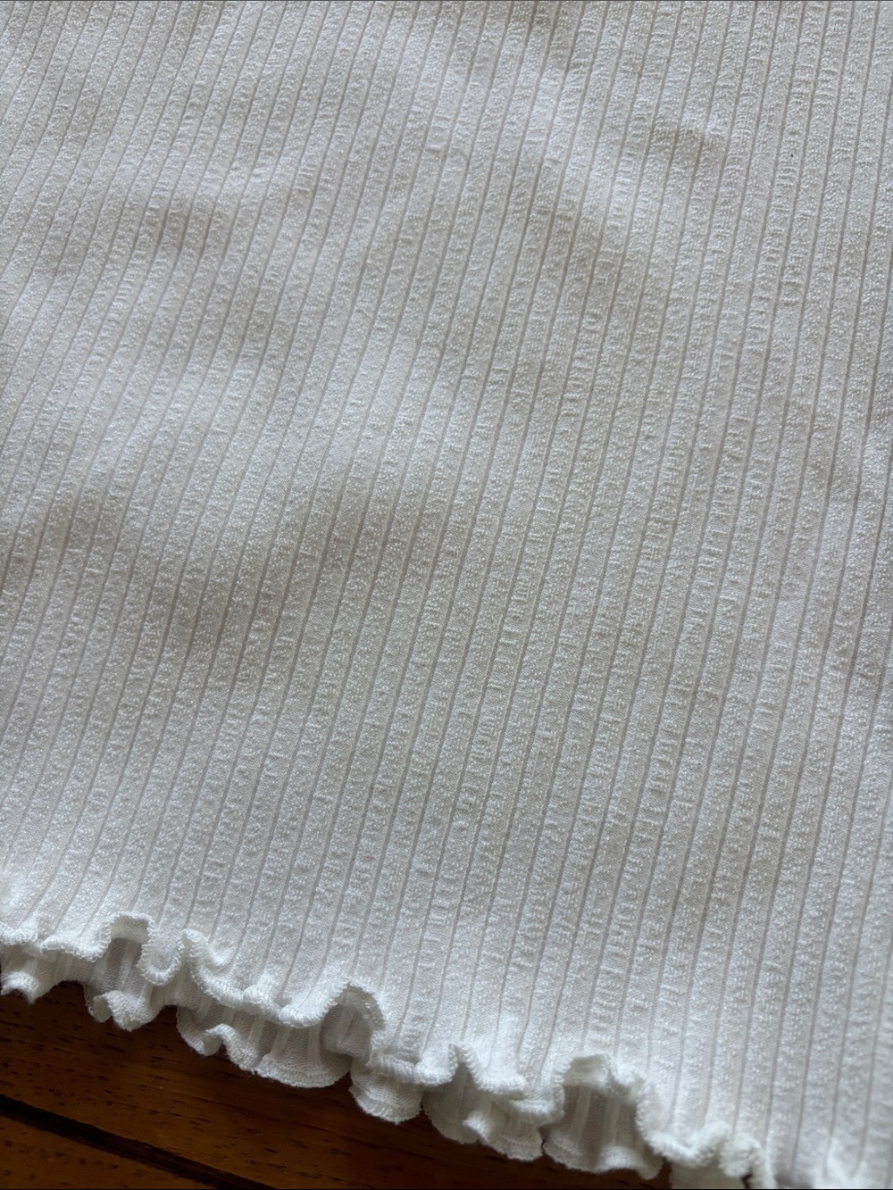 Billabong Cream Ribbed Racerback Tank Top - Picture 5 of 6
